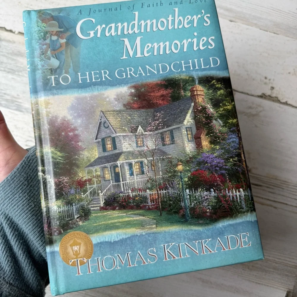 Vintage Thomas Kincade Grandmother’s Memories Journal (1999) Journaling Keepsake